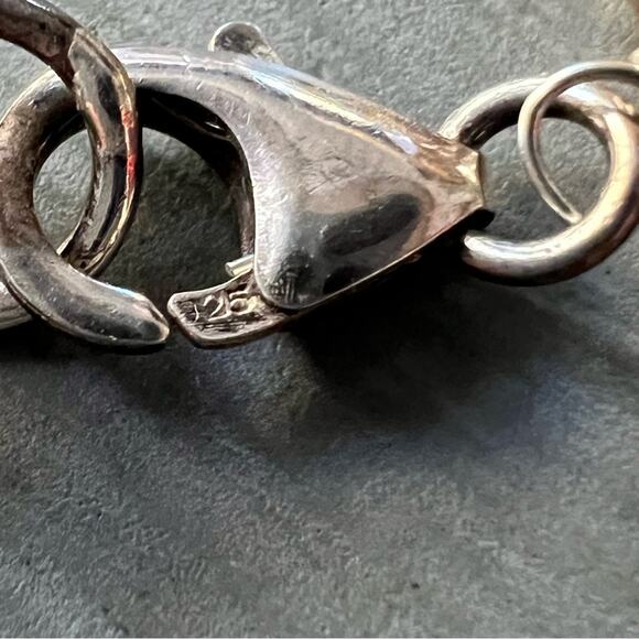 String of Pearls 925 Sterling Silver Clasp Necklace - Picture 7 of 9